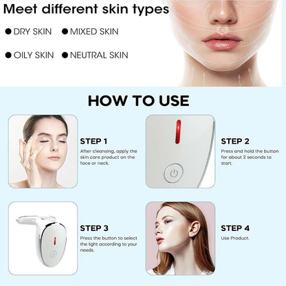 LED Facial Light Therapy Wand