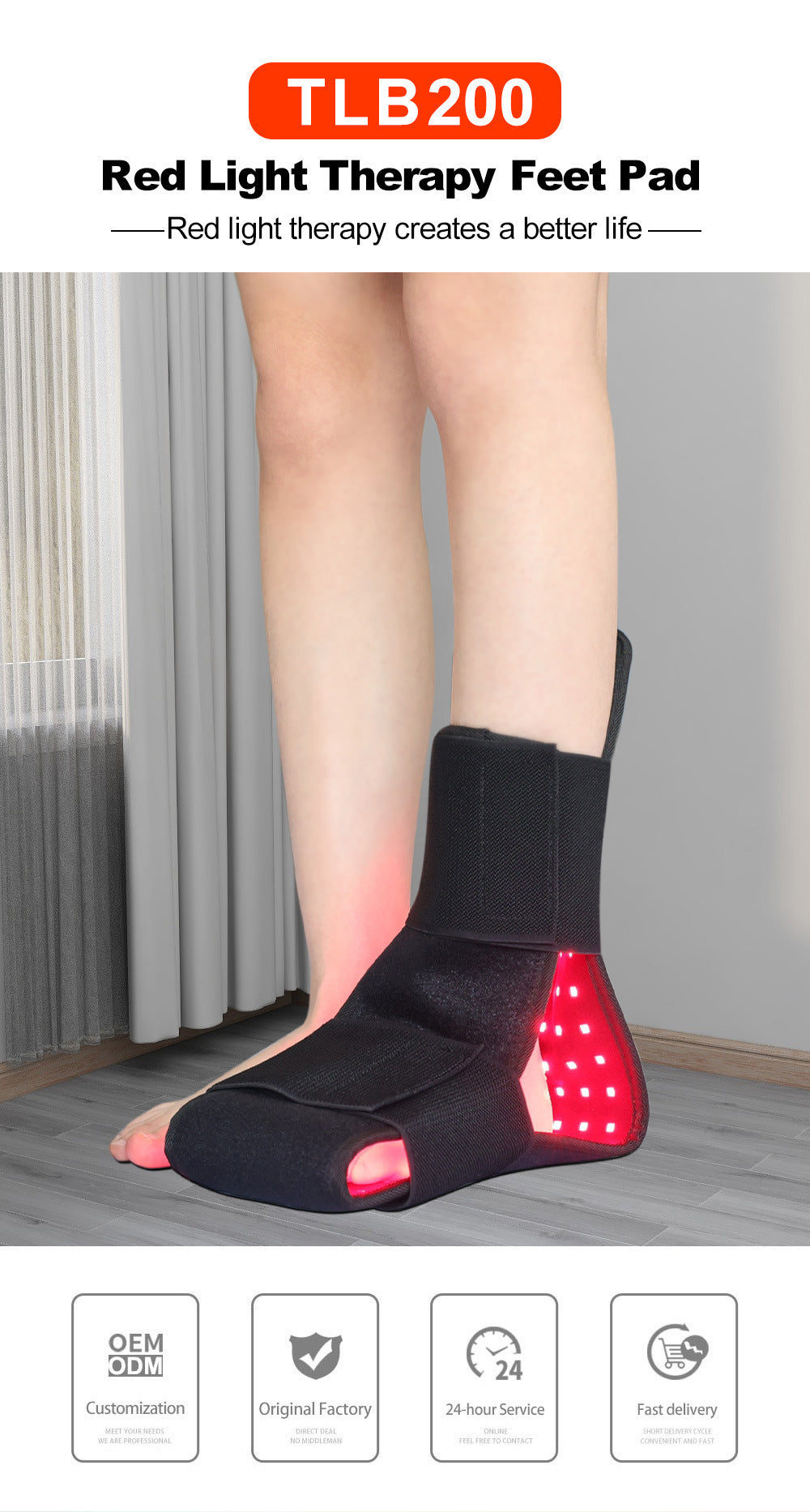 Red Light Physiotherapy Infrared Knee Pad